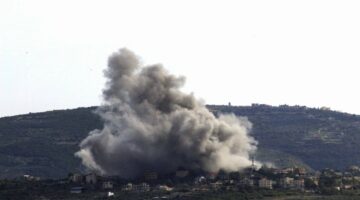 قصف مدفعي وغارات جوية إسرائيلية على مناطق بجنوب لبنان