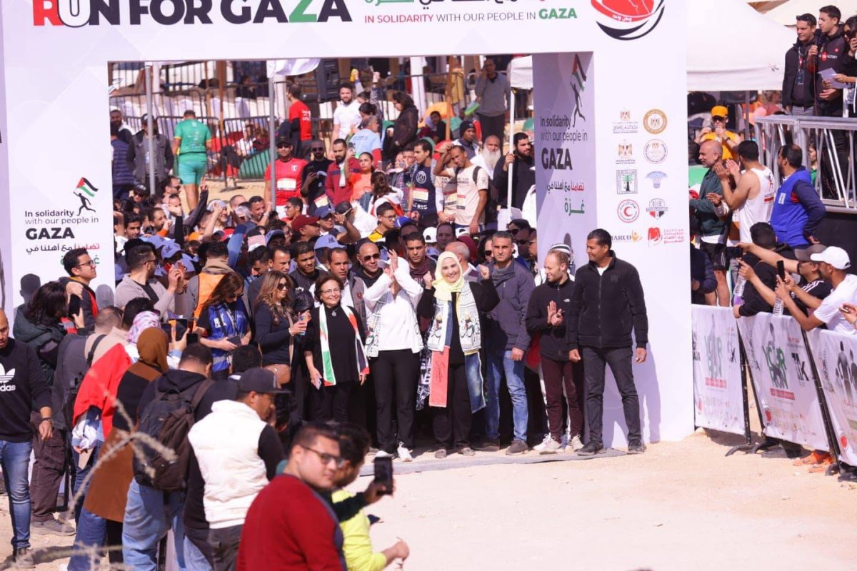 10 آلاف متسابق في ماراثون «من مصر إلى غزة» لدعم فلسطين