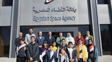 وكالة الفضاء المصرية تستقبل طلاب مبادرة الوعي بإنجازات الجمهورية الجديدة بالقاهرة