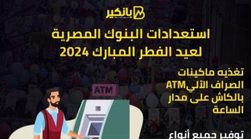 استعدادات البنوك المصرية لعيد الفطر المبارك 2024