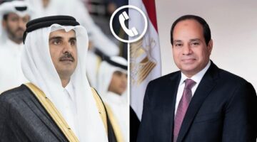 الرئيس السيسي وأمير قطر يتبادلان التهاني بمناسبة حلول عيد الفطر المبارك