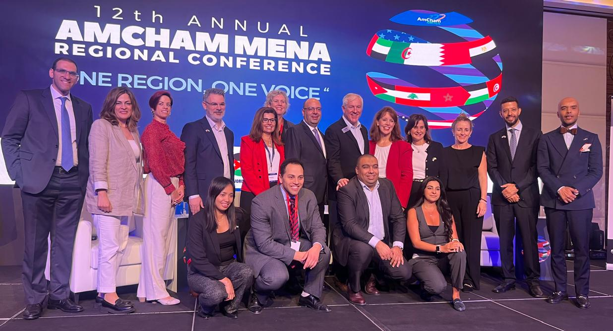 حوارات بناءة في المؤتمر الإقليمي الـ 12 لغرفة التجارة الأمريكية لمنطقة الشرق الأوسط وشمال أفريقيا في دبي