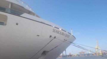 «بعلم الباهاما»، وصول سفينة «Seabourn Quest» إلى ميناء الإسكندرية