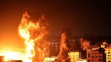 قوات الاحتلال الإسرائيلي تواصل قصفها المدفعي والجوي لمناطق شرق مدينة رفح