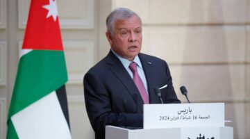 ملك الأردن يحذر من تداعيات أي هجوم إسرائيلي على رفح